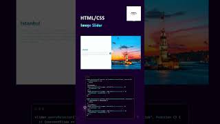 🌟 Slide into Style: HTML & CSS Image Slider Magic! 🎨||#shorts #shortvideo #html5 #css3 #js#2025 #web