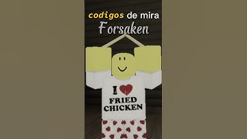 Códigos de mira para forsaken#forsaken #roblox#codes