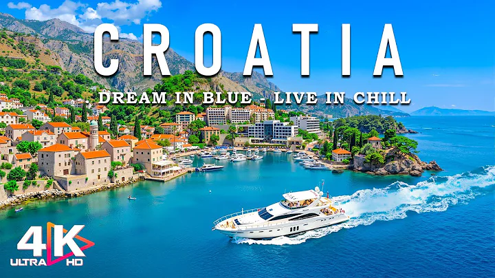 [4K] Croatia 2025 🇭🇷 Sunlit Coastlines & Adriatic Views Aerial Journey With Deep House Chill