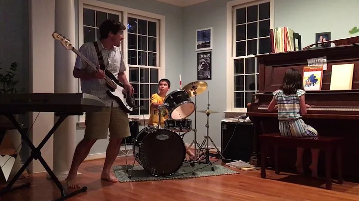 Penny Lane (The Beatles) - Family cover with 7-yea...
