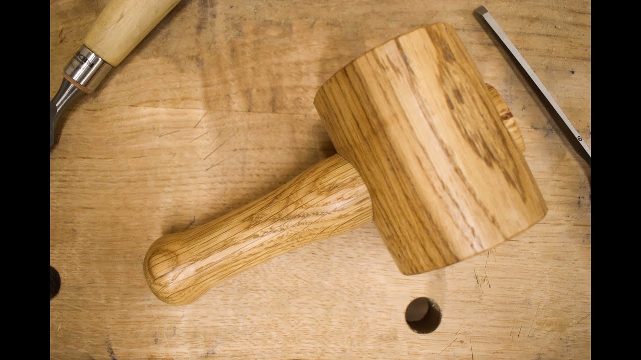 super simple mallet || wood turning - YouTube