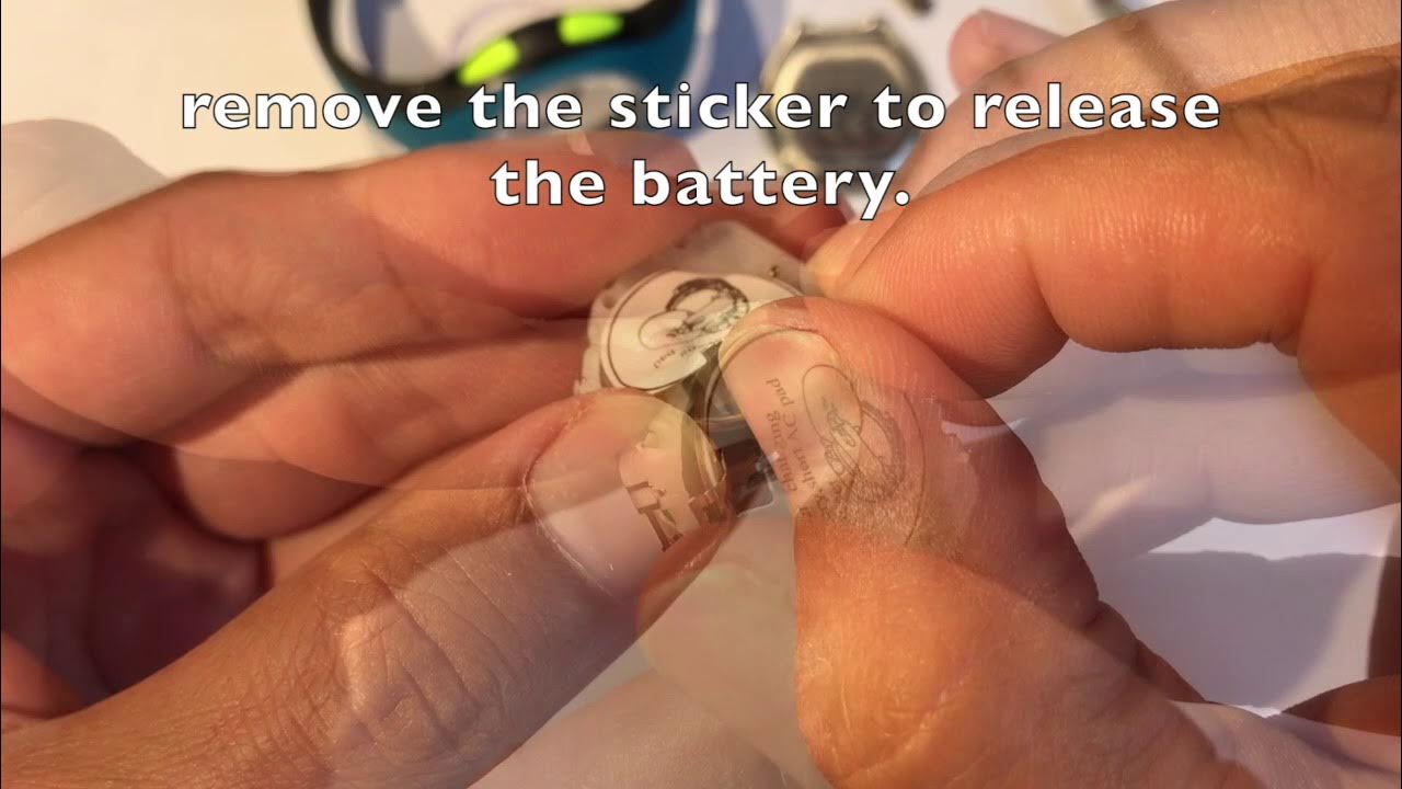 Decathlon Watch Battery Change of Kiprun Kalenji W200 Geonaute, in 5