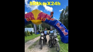 Lietuva X 500km/24h 2022 Enduro challange. Honda Dominator