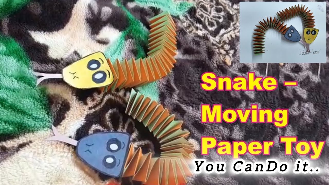 Snake - Moving paper toys #josna Craft #Shorts Feed #Shorts Video # ...