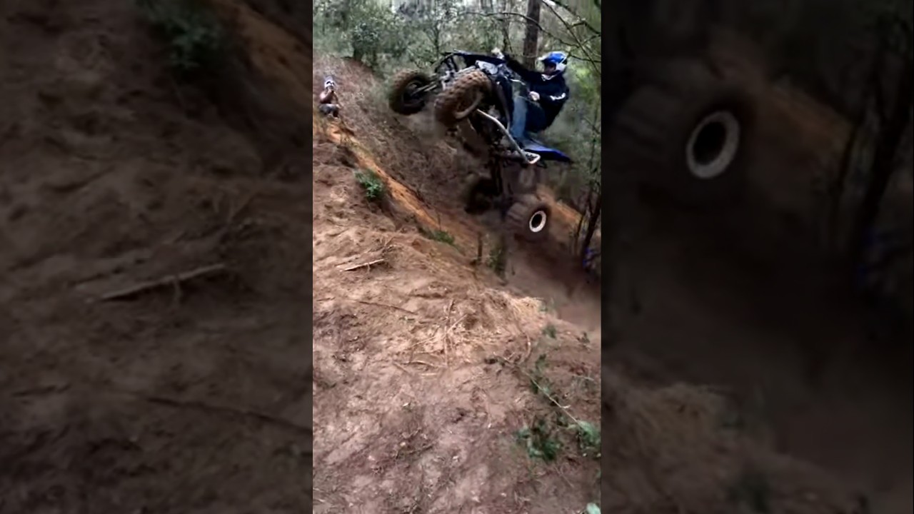 Colton coming in 🔥 #yamaha #yfz450r #hillclimb #floridaman