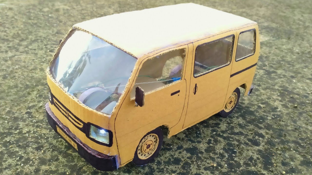 I Built a Cardboard Suzuki Omni Van and Drove It