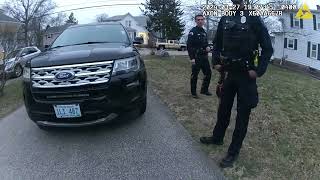 Warwick police bodycam video shows officers documenting damage to SUV at Avedisian's home