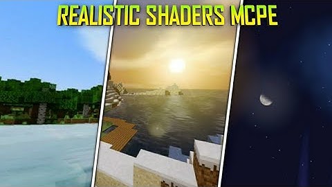 NO LAG REALISTIC SHADERS MCPE | For (low end) devices | ESBE_3G Shaders
