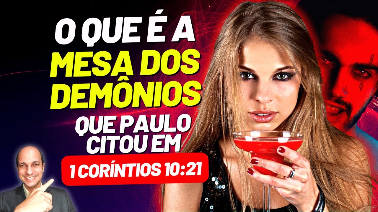 PERIGO: Crentes participando da mesa dos demônios e do cálice dos demônios!