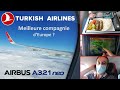 Turkish airlines vraiment la meilleure compagnie deurope  flightreport test sur a321 neo