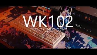 Weikav Wk102 Gateron Sea Salt Smoothie Switch Typing Test