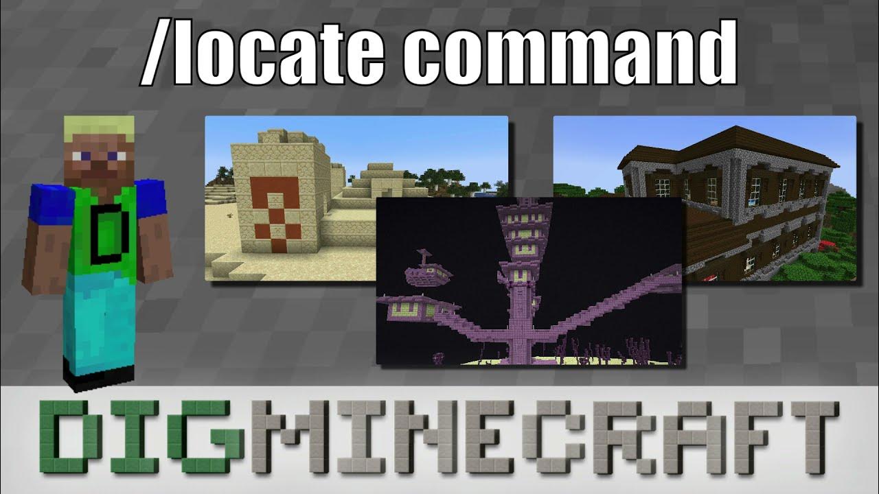 How to use the locate command in minecraft java edition 1 18 and