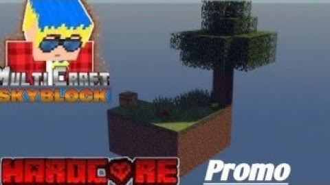 MultiCraft Skyblock hardcore promo