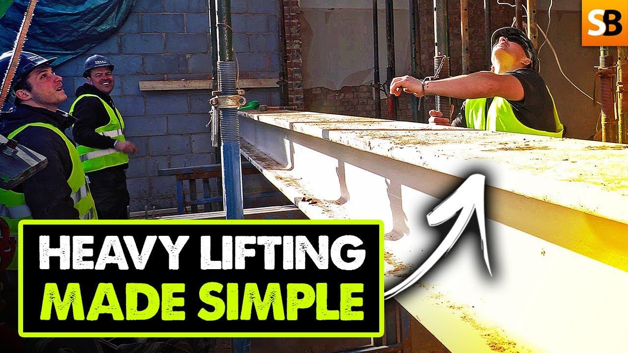 How Does This Machine Lift Huge Steel Beams So Easily?