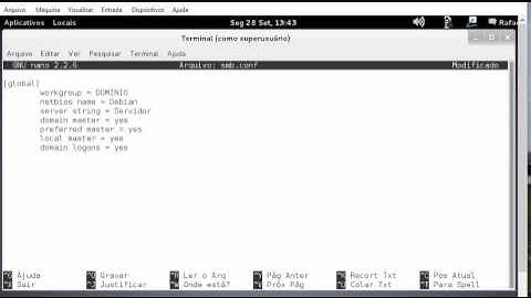 05  Tutorial de Debian #Instalação e Configuração Básica do Samba
