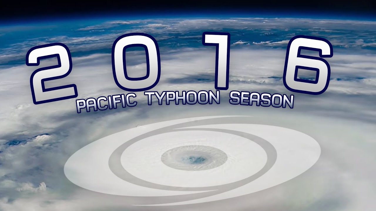 2016 Pacific Typhoon Season Animation V2