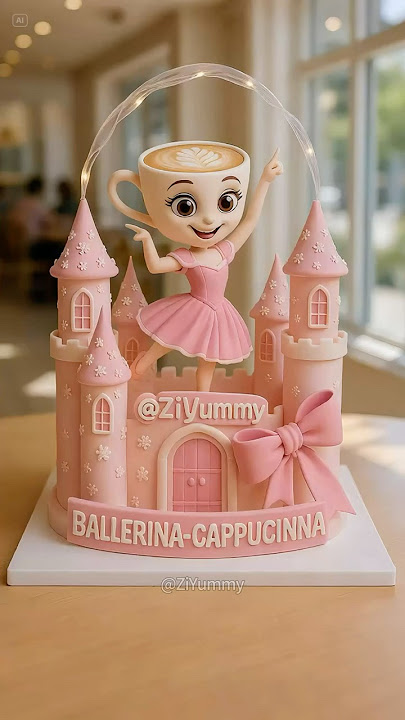 Brainrot castle cake！ #brainrot #tungtungtungsahur#ballerina #tralalero #cappuccina #memes