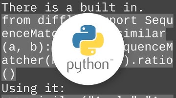 Find the similarity metric between two strings
