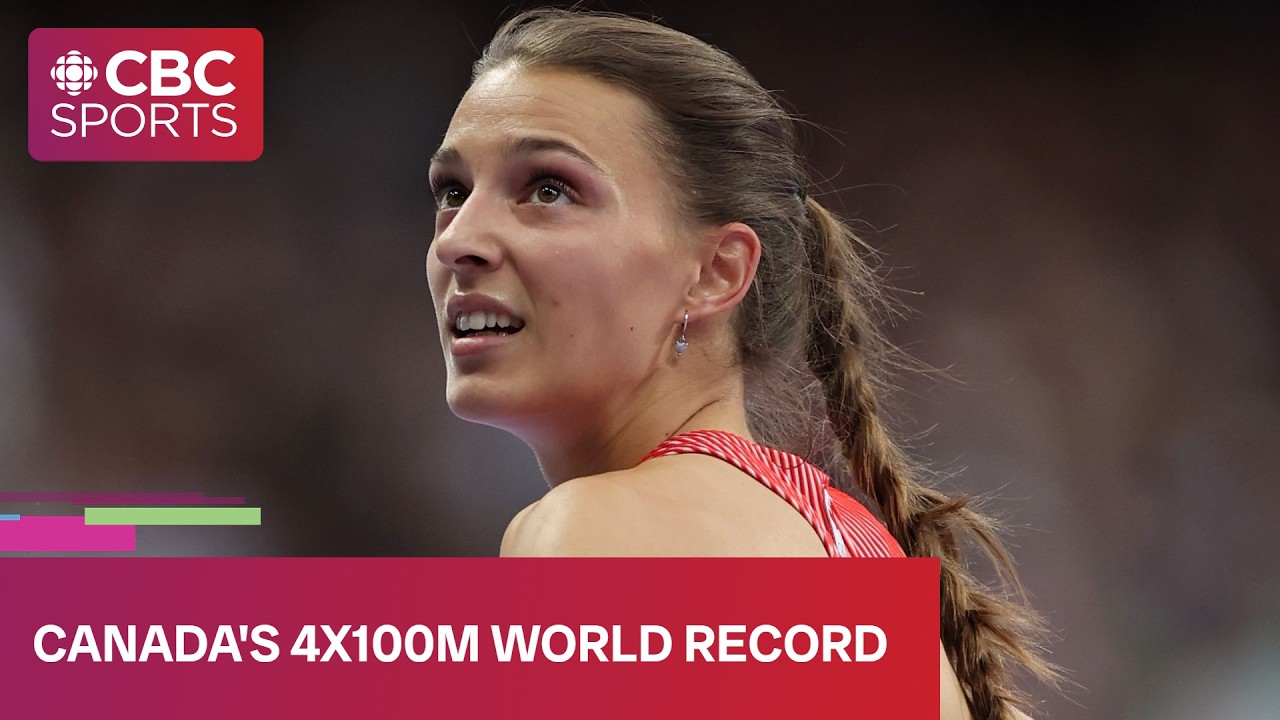 Canada breaks 4x100 mixed relay world record at World Athletics Relays 2026 | #CBCSports