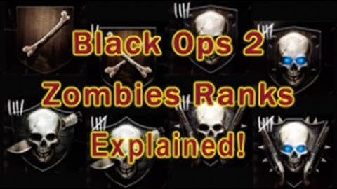 Black Ops 2 Zombies - How the ranking system works! (Accurate)