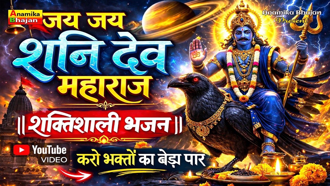 जय जय शनि देव महाराज | Powerful Shani Dev Bhajan | Sunte Hi Man ko bilkul Shanti Milegi Chamatkar