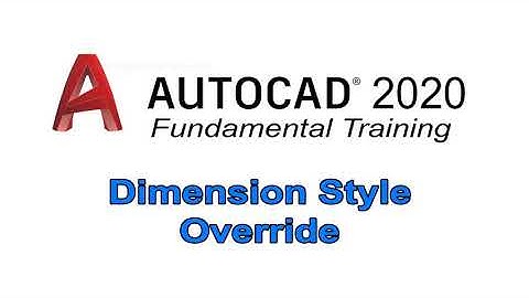 Autocad 2020 | Fundamental Training | Dimension Style Overrides | Tagalog