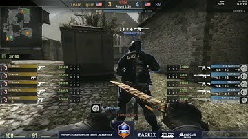 CSGO Team Liquid vs TSM ECS Season 1 Map 3
