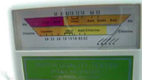 Chlorine Tester operation