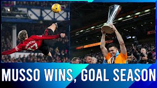 Juan Musso wins Europa League! Alexis Mac Allister & Alejandro Garnacho nominated Goal of the Season