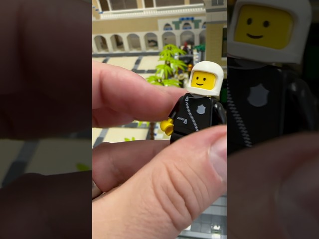 Awesome LEGO® Minifigure in my brick city 🤩🥳