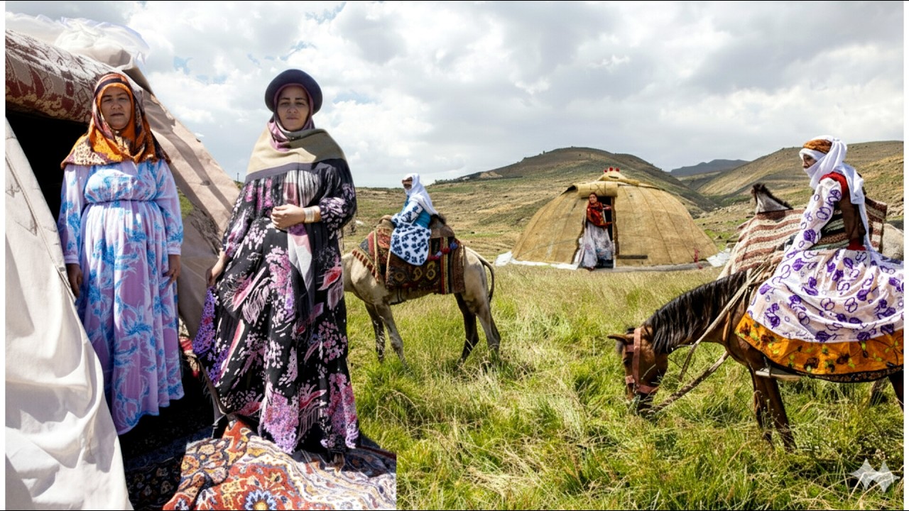 The Silent Beauty of Nomadic Women in Iran’s Highlands |A Heartwarming Documentary at Mount Sabalan"