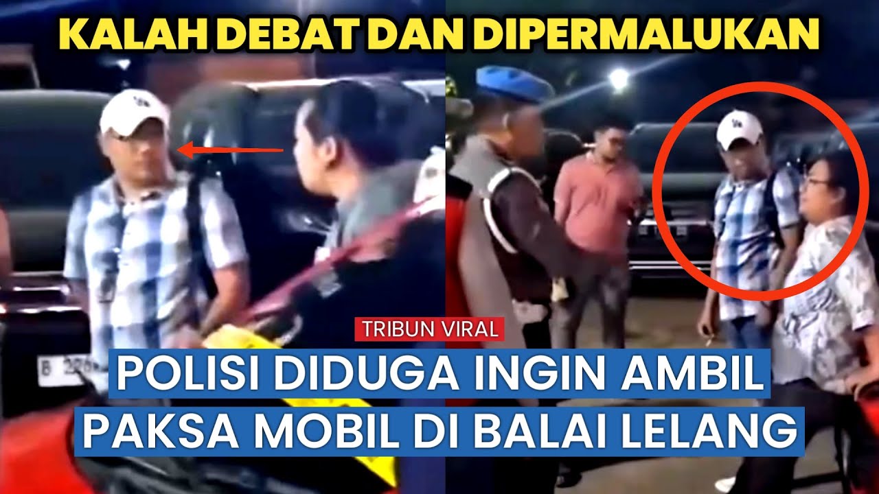 Viral, Polisi Diduga Ingin Ambil Paksa Kendaraan Berujung Malu Karena Tidak Punya Kelengkapan Berkas