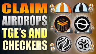 💥 Claim Your Crypto Airdrops Now 💥 TGEs and Airdrop Checkers