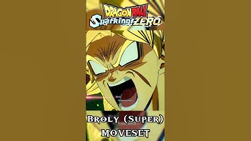 Broly (Super) - All Special & Ultimate Moves Dragon Ball Sparking Zero ⚡ #dragonball #gaming #shorts