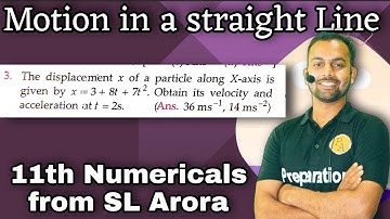PEP-3 based on instantaneous equations/motion in a straight line SL Arora Class11th #physicsadda