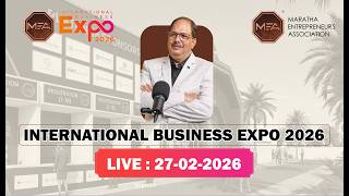 LIVE from MEA International Business Expo 2026 | Where #marathabusiness usiness  Meets the World