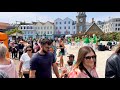 Experience St Peter Port Town - The Heart of Guernsey on a Busy, Sunny Day