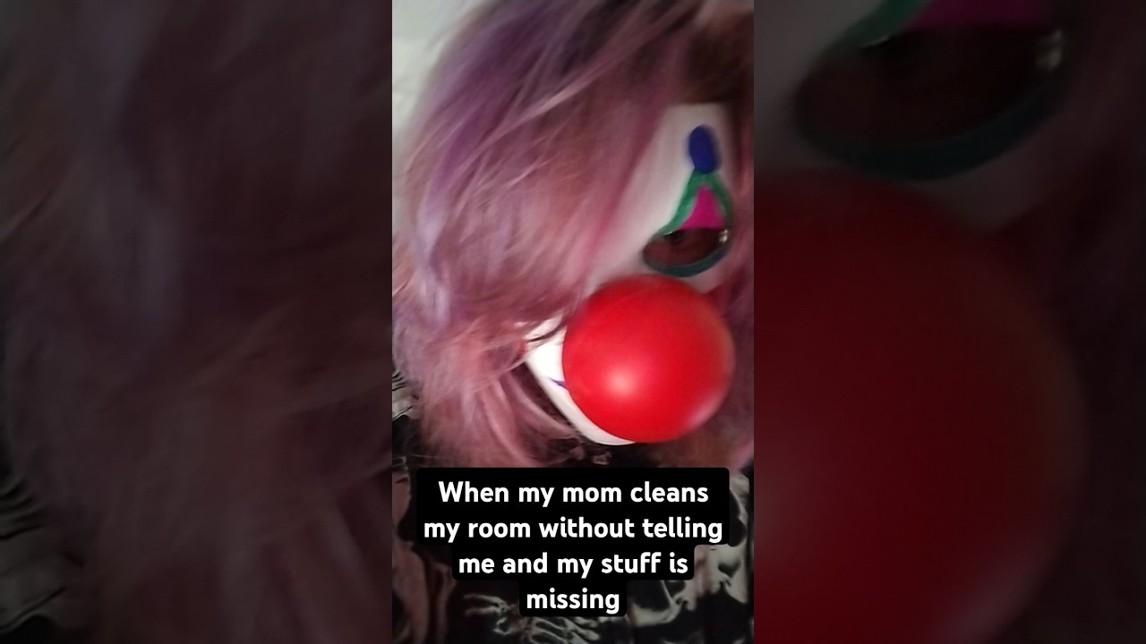 ignore the clown mask my brother made // 