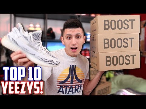 top 10 yeezy shoes