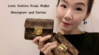 Authentic Louis Vuitton Monogram Portefeuille Koala Purse Wallet used from  Japan