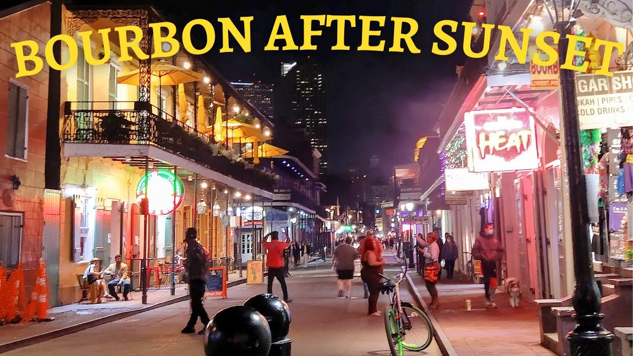 Bourbon Street After Sunset New Orleans YouTube