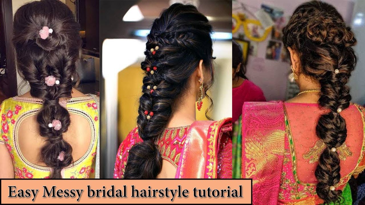 Women pic | South indian wedding hairstyles, Engagement hairstyles, Indian  wedding hairstyles