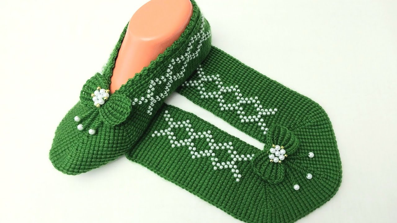 Tunus İşi İncili Yeşil Patiğim