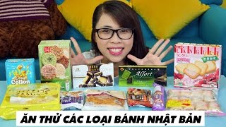 ĂN THỬ VÀ CẢM NHẬN ĐỒ ĂN VẶT NHẬT BẢN PHẦN 2: BÁNH