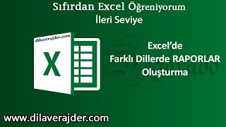 Excel Eğitim Dersleri 118 - Excel Raporlarınızı Farklı Dillere Otomatik Çevirme