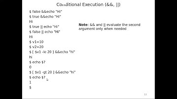 Linux Shell Scripting | Unit 3 | Shell Operators | Conditional Execution | Part 11 of 11