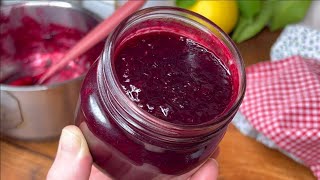 Quick Wild Fruit Jam: SUGAR-FREE ♥ Perfect Recipe for Breakfast!