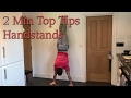 2 Min Top Tips Handstands