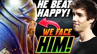 This guy beat the WORLD'S BEST PLAYER... We face HIM!  WC3  Grubby