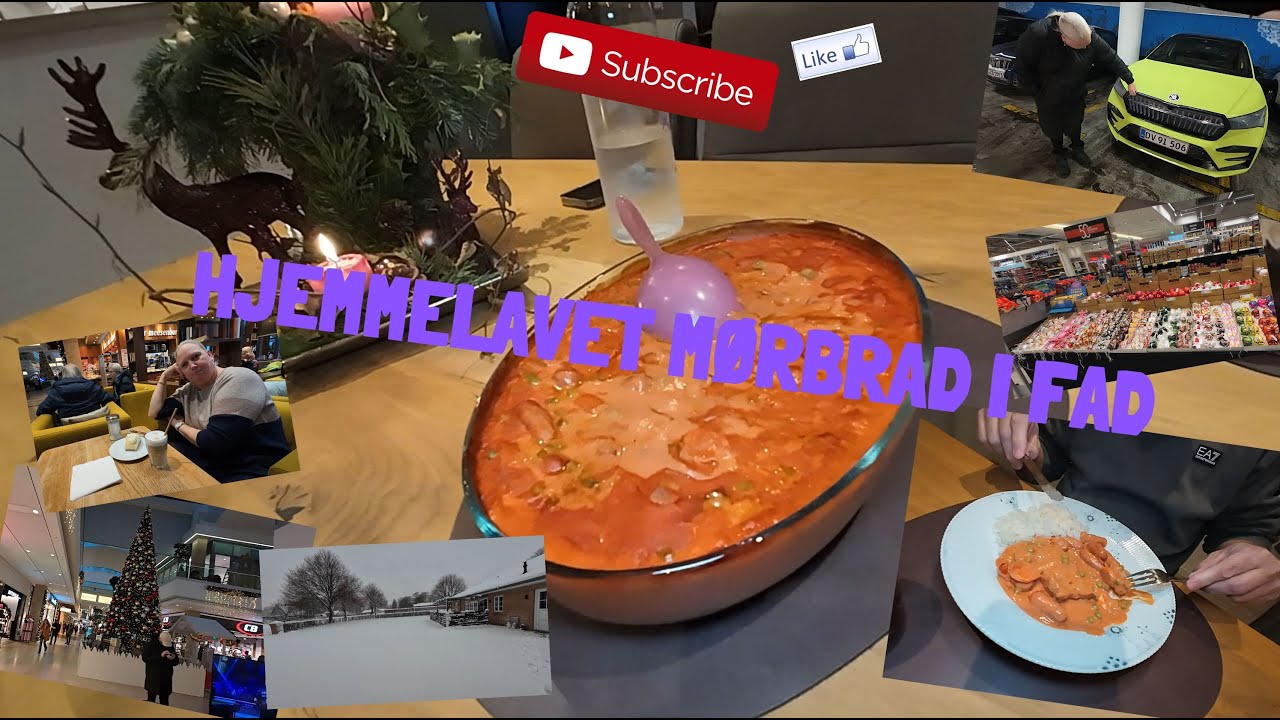 Sådan laver du HJEMMELAVET MØRBRAD i FAD💖💖Vi køber julegaver og handler ind i Flensborg🎄🎄🎄🎄